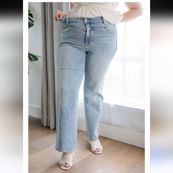 Judy Blue Allison Retro Wide Leg Fit Size 11/30 - Picture 1 of 12